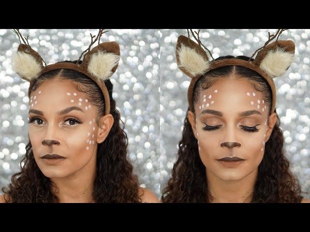 Makeup Tutorial: Easy Deer Makeup For Halloween