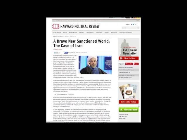Institute of Politics Programs: Harvard Political Review