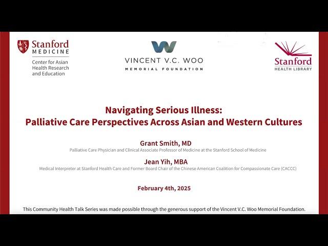 Navigating Serious Illness: Palliative Care Perspectives Across Asian and Western Cultures