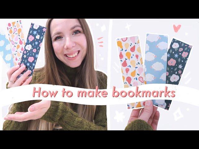 How To Make Bookmarks  full process, DIY Bookmarks (to sell on etsy)