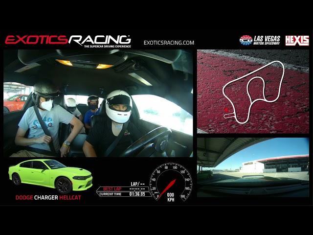 Exotics Racing, Las Vegas - 9-14-2021 Dodge Charger Hellcat Drifting