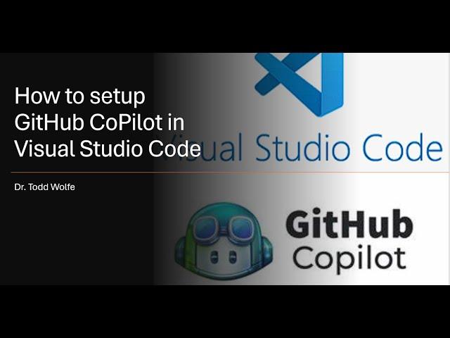 How to setup GitHub CoPilot in Visual Studio Code