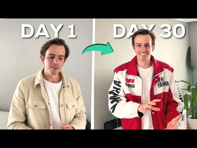 He Talked To Camera EVERYDAY For 30 Days: Awkward to Confident!