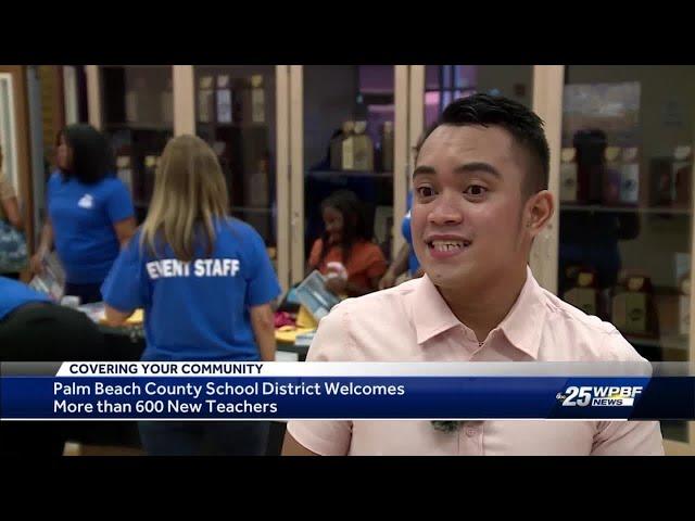 Palm Beach County School District welcomes more than 600 new teachers