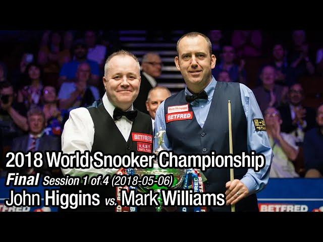 2018 World Snooker Championship Final: John Higgins vs. Mark Williams (Full Match 1/4)