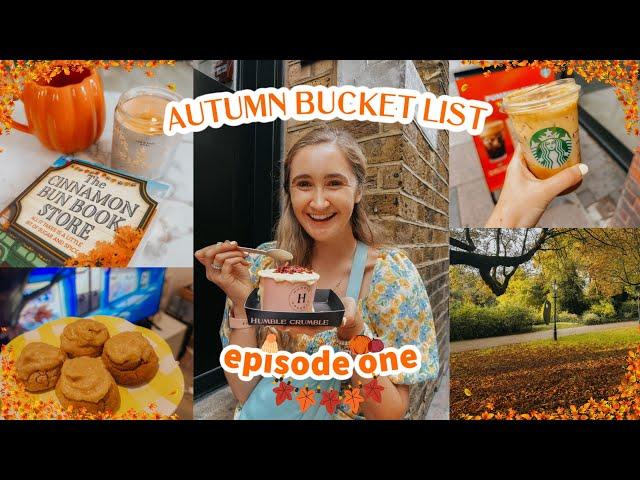 AUTUMN BUCKET LIST: episode 1  a cosy little london vlog + taylor swift chai cookies