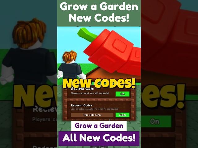 New Codes For Grow a Garden - Grow a Garden Codes -  Roblox New Codes!
