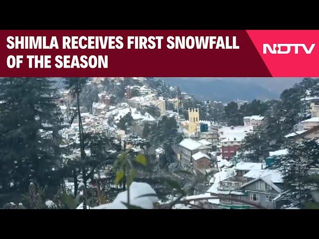 Shimla Snowfall | Himachal Pradesh: Shimla Receives First Snowfall Of The Season