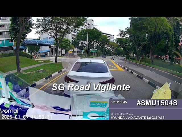 9jan2025  clementi ave 5 #SMU1504S hyundai avante cut off camcar block and brake check