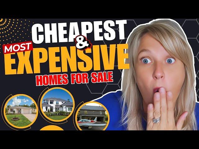 Port St Lucie MOST EXPENSIVE And CHEAPEST HOMES FOR SALE! | Living In Port Saint Lucie Florida