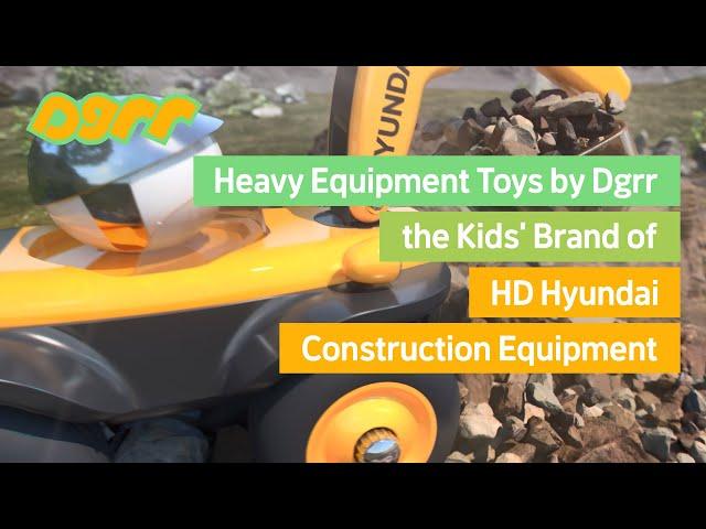 Heavy Equipment Toys by Dgrr, the Kids' Brand of HD Hyundai Construction Equipment