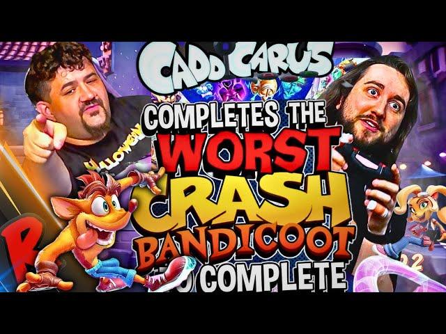 The Miserable World of Completing Crash Bandicoot 4 - @Caddicarus | RENEGADES REACT