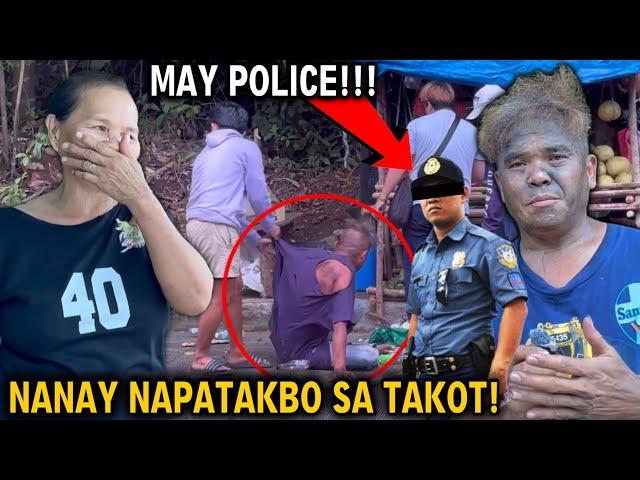  HALA! MAY POLICE! | NANAY NAPATAKBO SA TAKOT!!