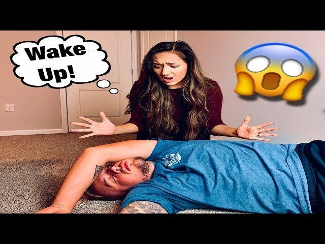 PASS OUT PRANK ON WIFE!