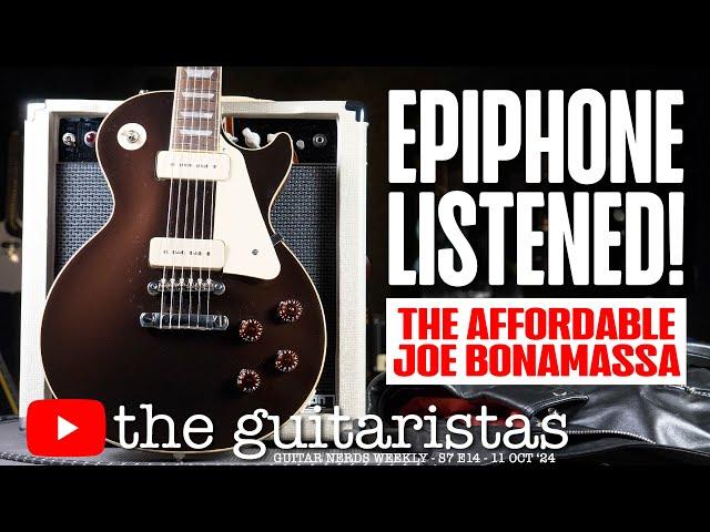 Epiphone Joe Bonamassa '55 Les Paul  Another Affordable Signature Drops!! 