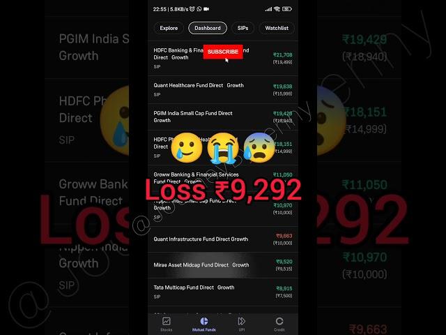 my mutual fund portfolio return groww app #groww #mutualfunds  #sip #investing