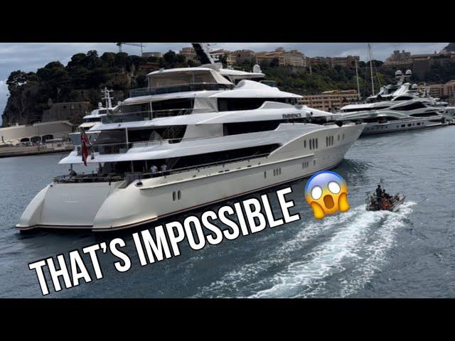 UNBELIEVABLE  DOCKING of EMINENCE Superyacht in an almost impossible space