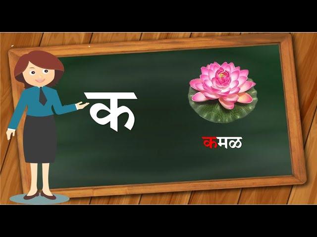 क. कमळ | ख. खडू| ग.गणपती|घ .घर | मराठी वर्णमालेतील व्यंजन|इ १ ली |मराठी मुळाक्षरे|Marathi Mulakshare