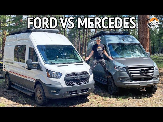 Ford Transit AWD vs Mercedes Sprinter 4x4 | Why We Bought a Transit Camper Van