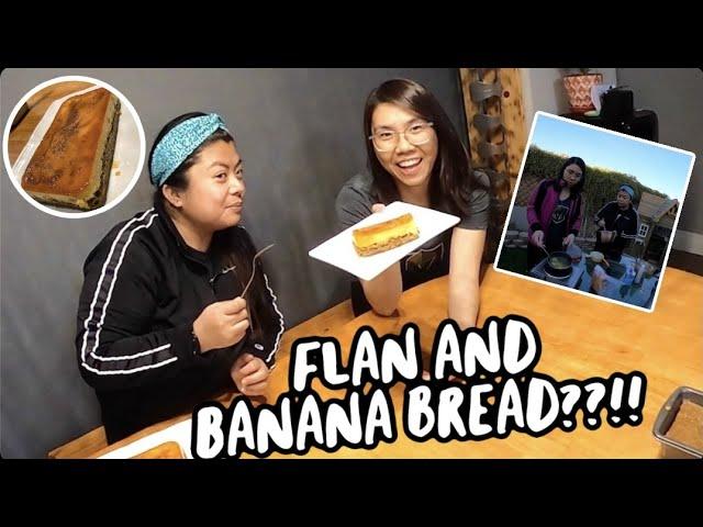 We tried Erwan's Leche Flan Banana cake (Leche Nana)