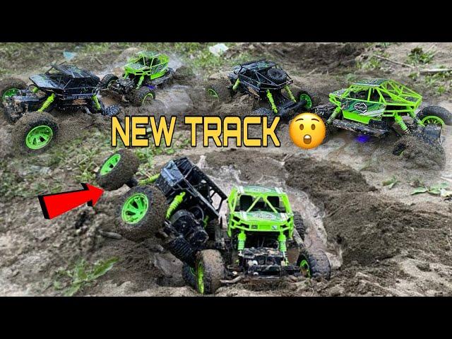 RC cars on new track | Rc 4x4 track video 