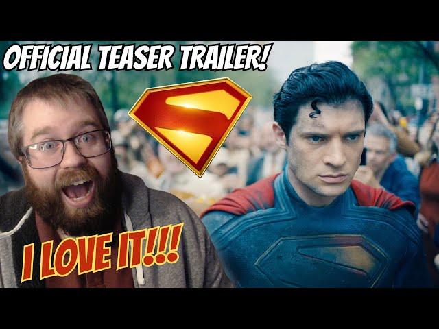 Superman | Official Teaser Trailer REACTION!!! ITS FINALLY HERE!