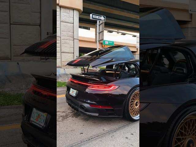 Porsche 992 Targa 4 GTS with custom duckbill #porsche #targa #911targa