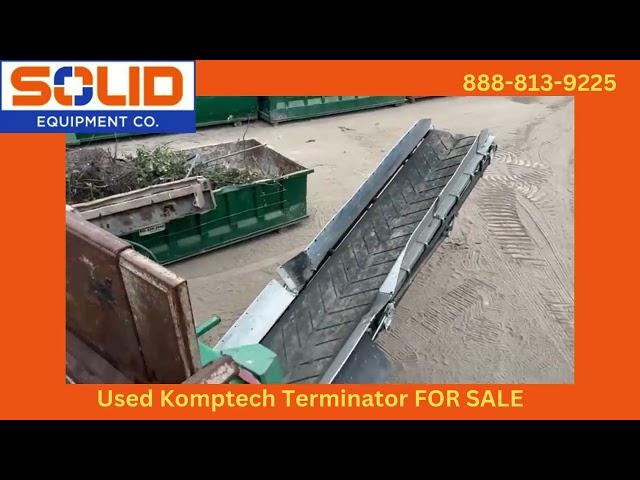 Used Komptech Terminator Mobile Single Shaft Shredder for sale