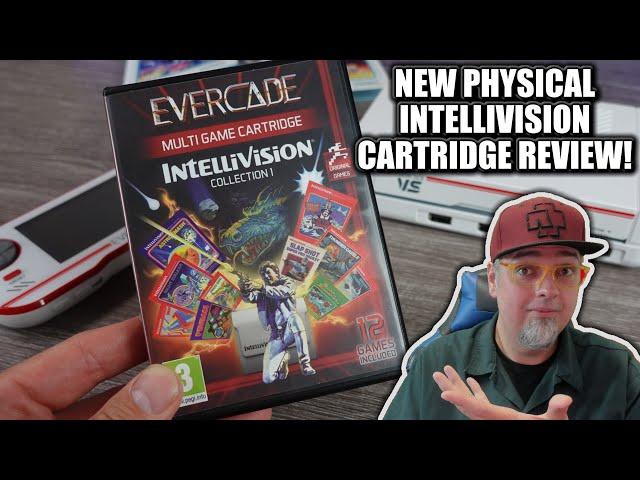 NEW Intellivision Actual Physical Cartridge! Evercade VS Review - All 12 Games!