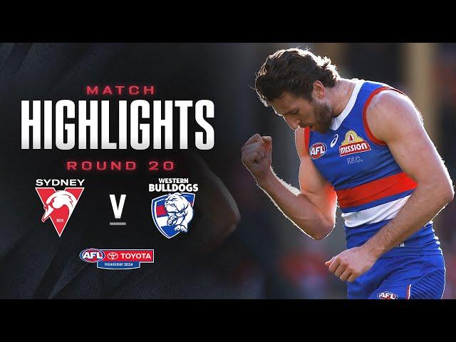 Sydney v Western Bulldogs Highlights | Round 20, 2024 | AFL