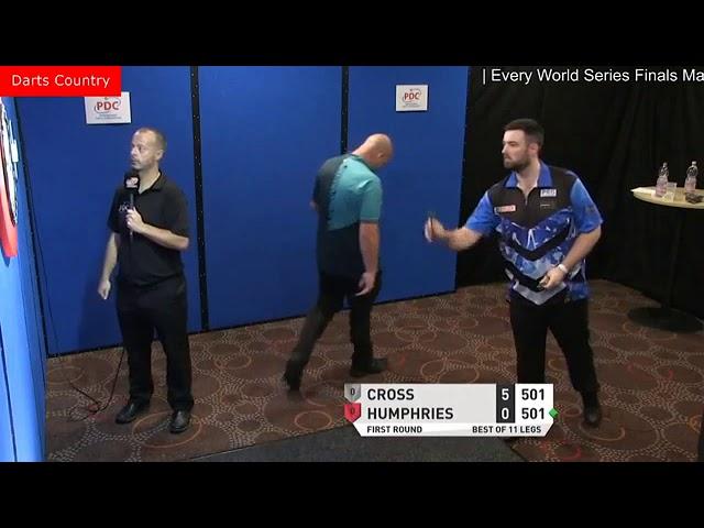 Luke Humphries' Illegal Shot At Autumn Darts Series