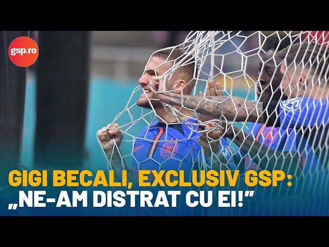 Gigi Becali, EXCLUSIV GSP. „Am câștigat la pas, am arătat ca o echipă mare! Ne-am distrat cu ei”