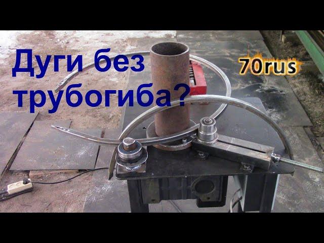 Arcs without pipe bending! On the machine for cold forging "Snail"