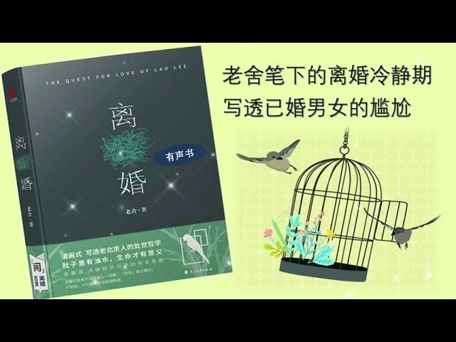 【听书】离婚  老舍（超越老舍先前一切作品的幽默杰作）  演播：任宝贤 吕中【有声書】【有声书】【有聲小說】【有声小说】