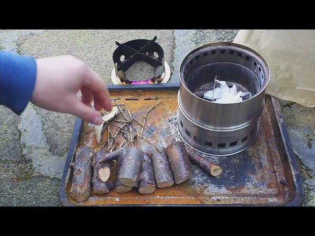 TOMSHOO Camping Stove - ep 2 - cooking instant noodles