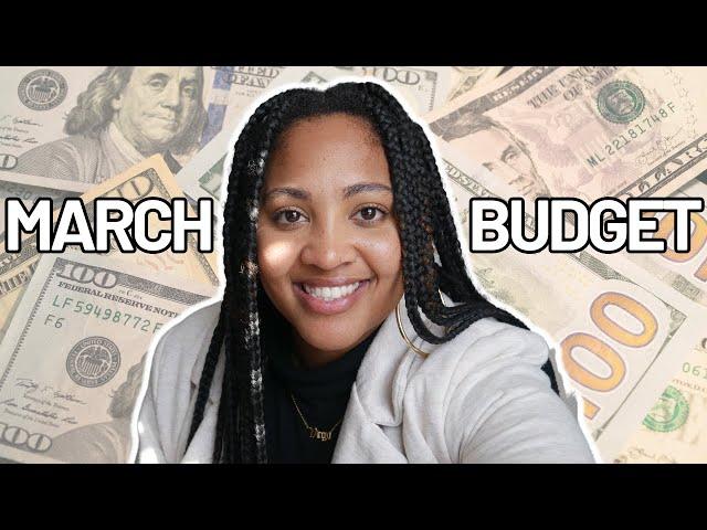 MARCH 2024 MONTHLY BUDGET WITH ME