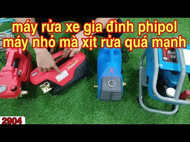 máy rửa xe - máy rửa xe mini phipol QXJ06E công suất 2300w xịt rửa quá mạnh