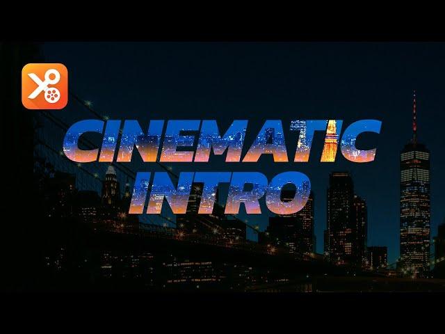 How to Make a Cinematic Intro in YouCut? | Video Inside Text Tutorial |