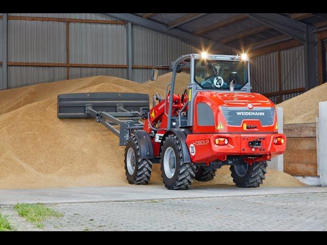 Weidemann – Radlader 4080LP Getreide aufschieben