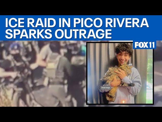 Pico Rivera ICE raid caught on video  | FOX 11 LA