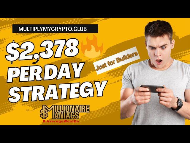  Earn $2,378 Per Day Strategy‼️