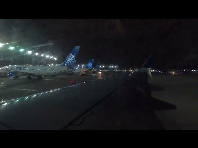 Taxi and Take Off from O'Hare International Airport Chicago