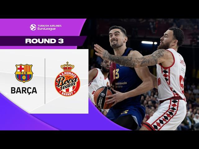 Third Quarter CRUCIAL for the WIN | FC Barcelona - AS Monaco | BASKETBALL HIGHLIGHTS R3 2024-25