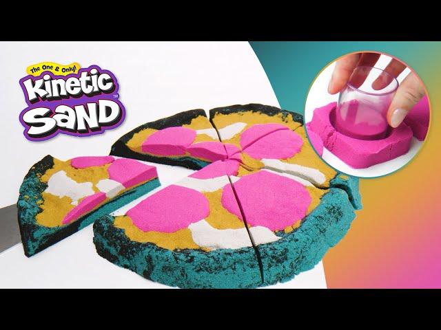 Sandisfying Cosmic Pizza  – Kinetic Sand Oddly Satisfying ASMR