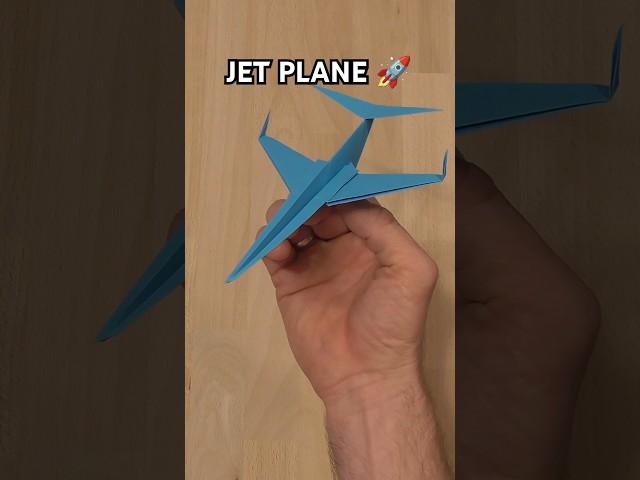 HOW TO MAKE PAPER JET PLANE | EASY JET PLANE PAPER TUTORIAL DIY