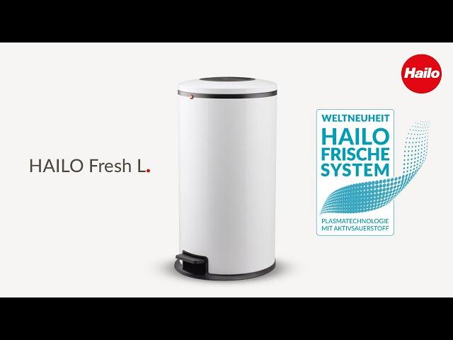 HAILO Fresh L - Hygiene-Mülleimer mit Plasmatechnologie / Hygienic waste bin with plasma technology