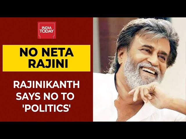 Rajinikanth Dissolves Rajini Makkal Mandram, Says No Plans Of Entering Politics In Future