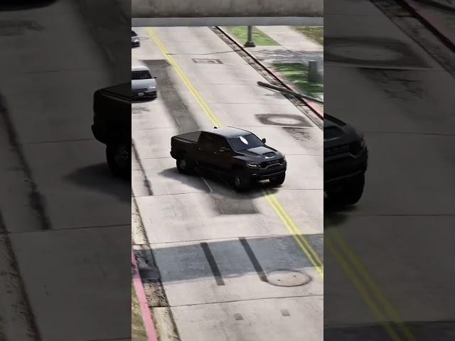 Police Officer ALMOST RAMMED by Ram TRX!!!