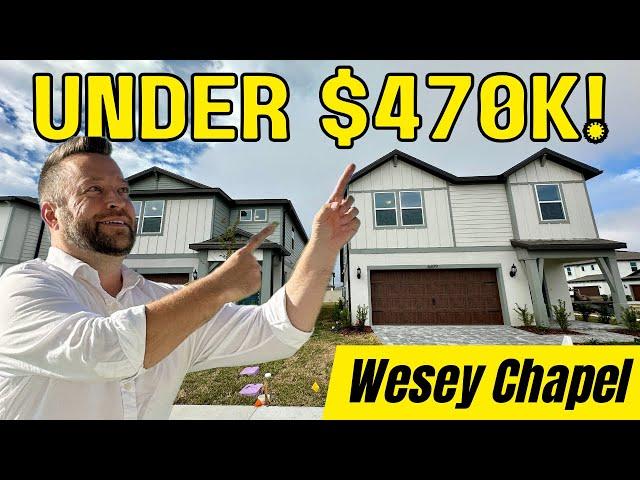 Tour 3 Wesley Chapel Florida New Construction Homes For Sale in Vida's Way UNDER The Median Price!