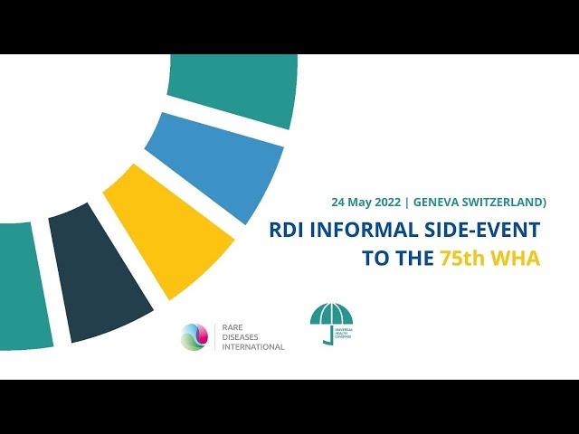 RDI World Health Assembly Informal Side-Event - May 2022